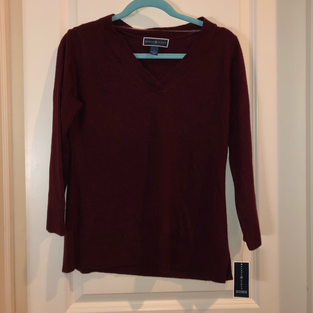 Maroon sweater!